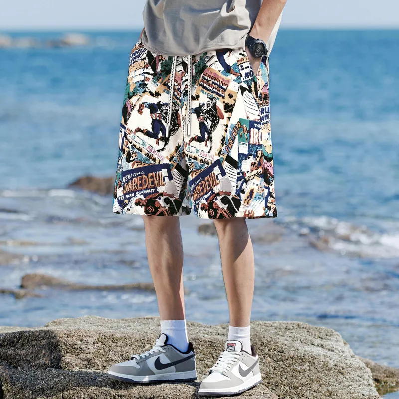 MGMN Casual Shorts Men's Cartoon-2