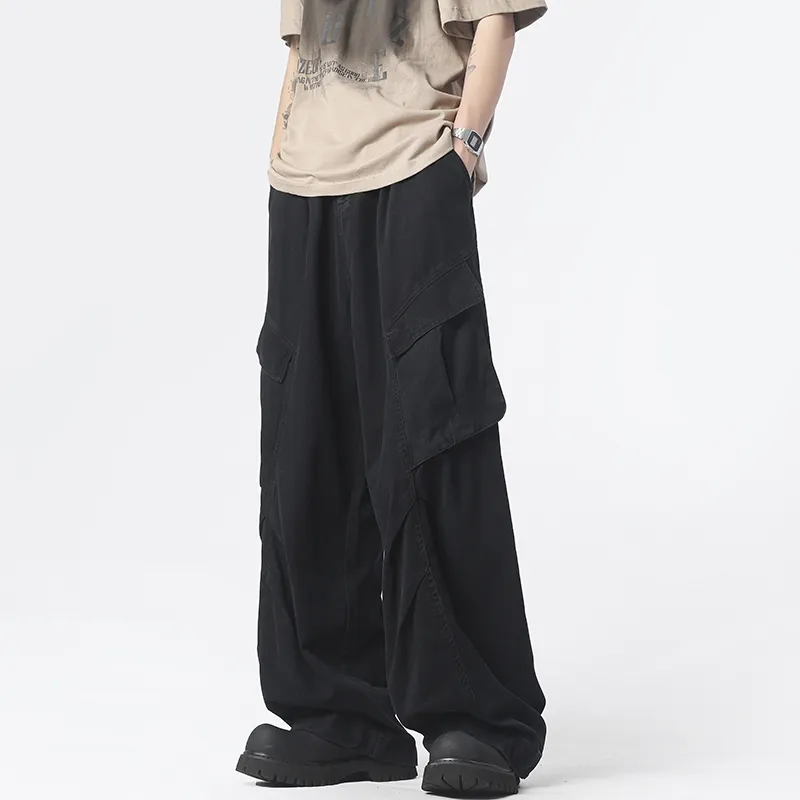 PAINT STAIN Cargo Pants Unisex-15