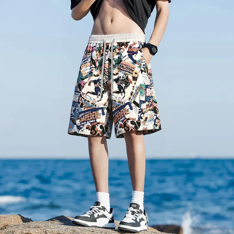 MGMN Casual Shorts Men's Cartoon-3
