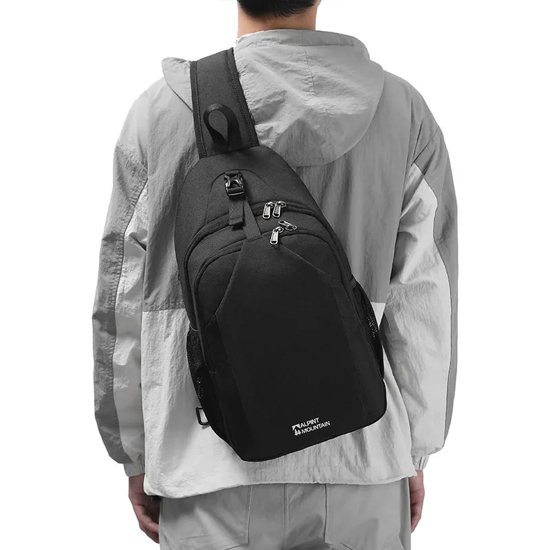 ALPINT MOUNTAIN Polyester Sling Bag Regular Men's Multicolor-8