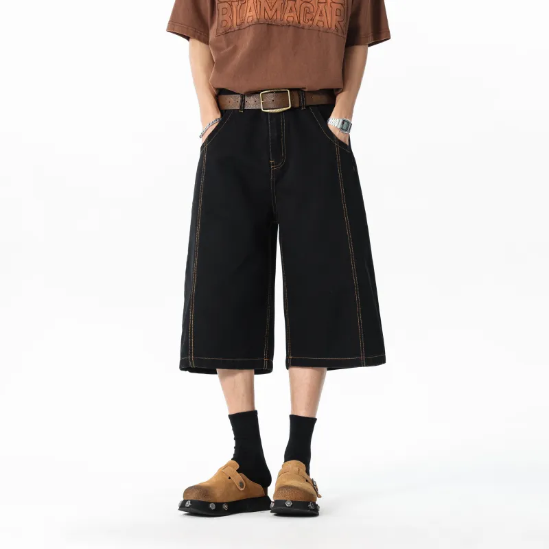My Name Is MT Denim Shorts Unisex-2