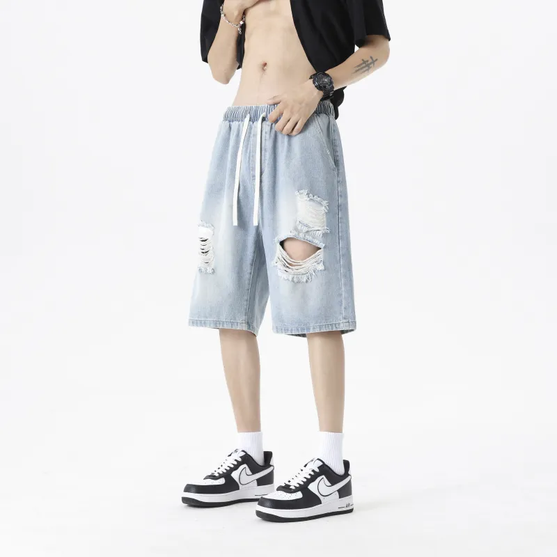 My Name Is MT Denim Shorts Unisex-6