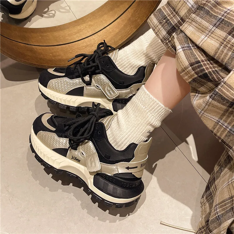 Yalu Low Top Chunky Sneakers Women's-7