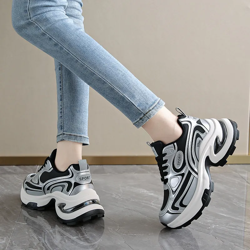 Yalu Shock Absorbers Low Top Chunky Sneakers Women's-3