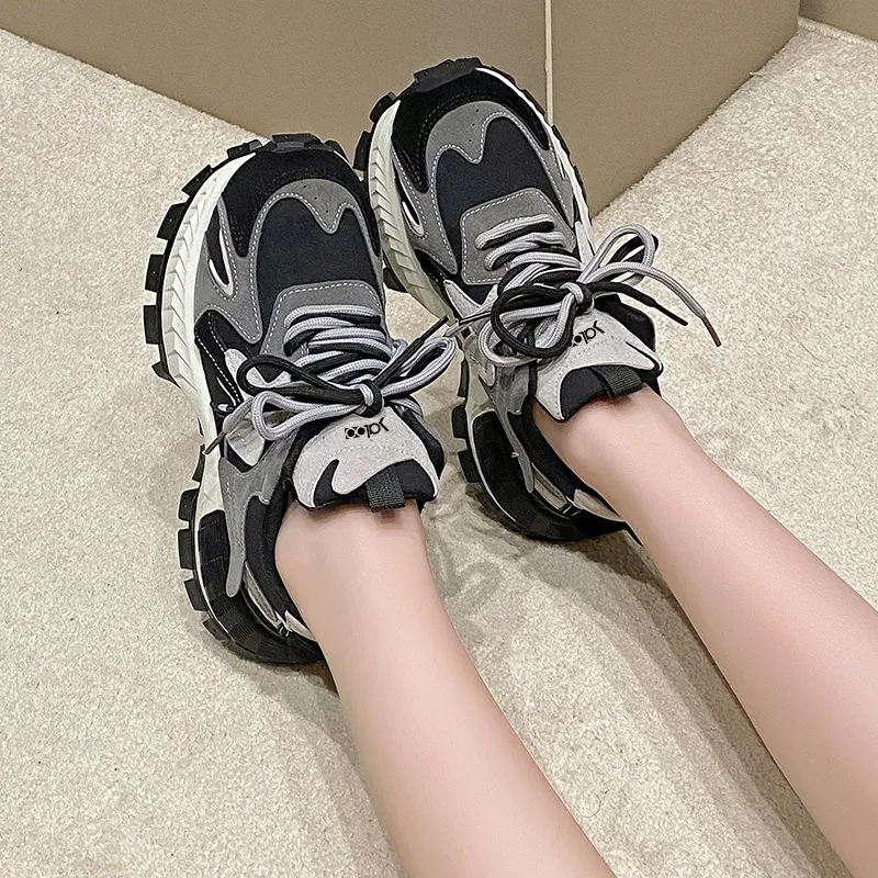 Yalu Shock Absorbers Low Top Chunky Sneakers Women's-10