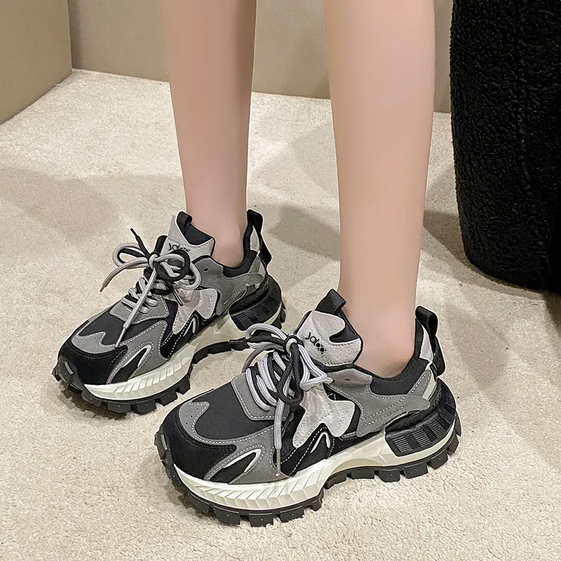 Yalu Shock Absorbers Low Top Chunky Sneakers Women's-9