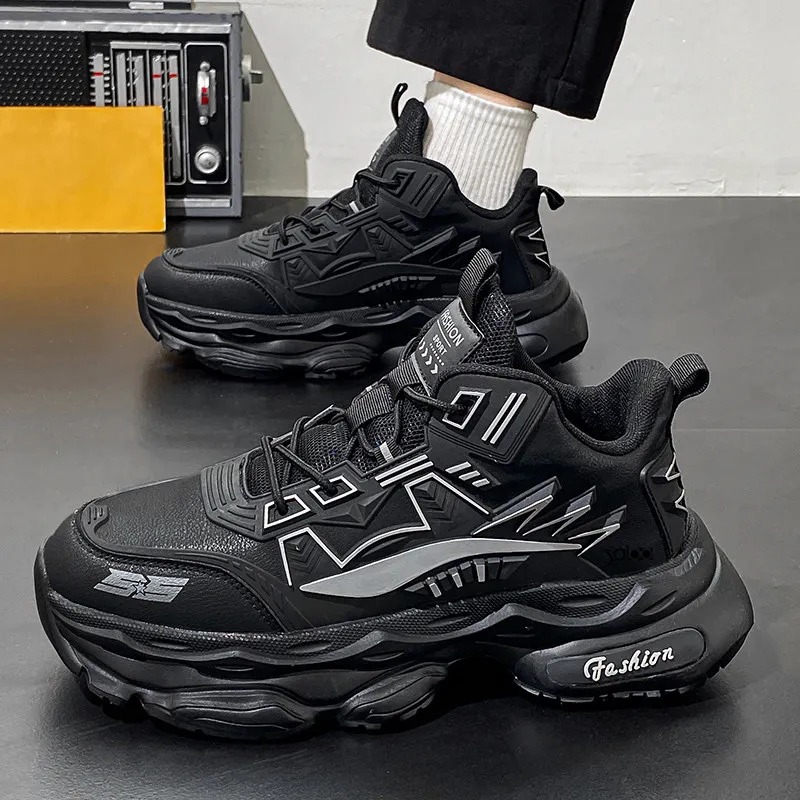 Yalu Cushioning, Breathable, Impact Resistant Low Top Chunky Sneakers Men's-5