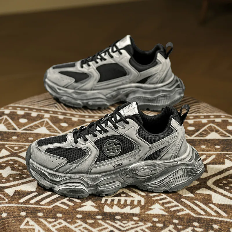 Yalu Shock Absorbers Low Top Chunky Sneakers Men's-1