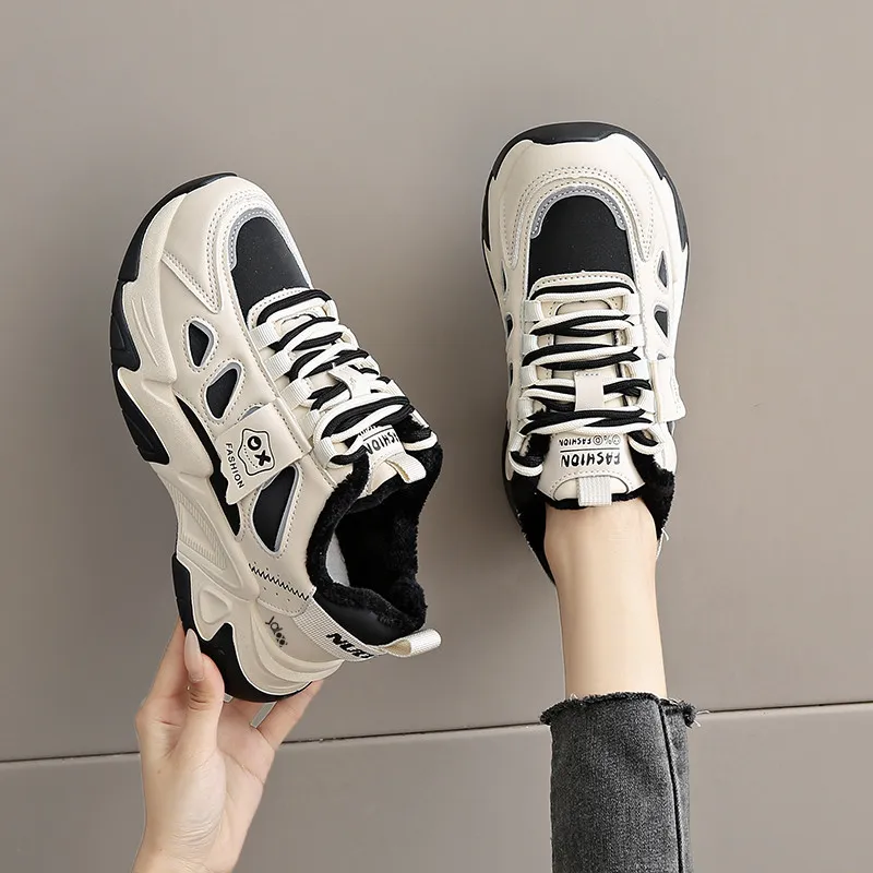 Yalu Thermal Low Top Chunky Sneakers Women's-2
