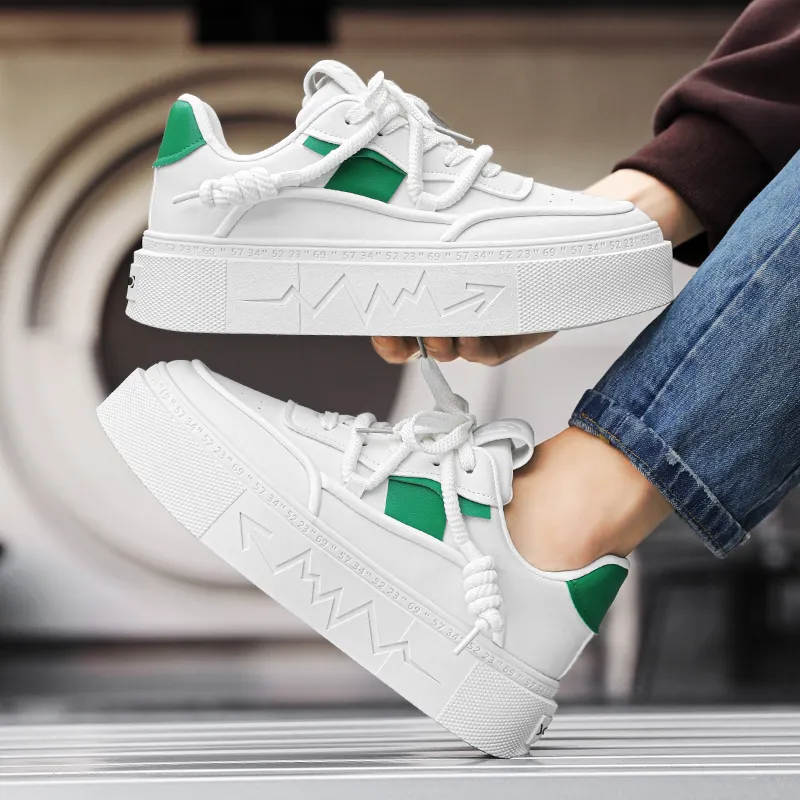 Yalu Anti Slip And Wear Resistant Height Increasing Low Top Casual Shoes Men's-8