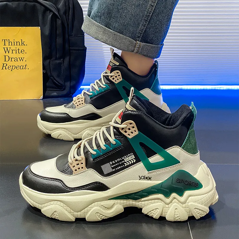 Yalu Shock Absorbers High Top Chunky Sneakers Men's-5