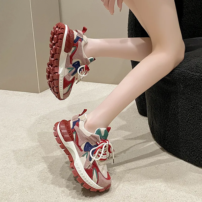Yalu Shock Absorbers Low Top Chunky Sneakers Women's-3