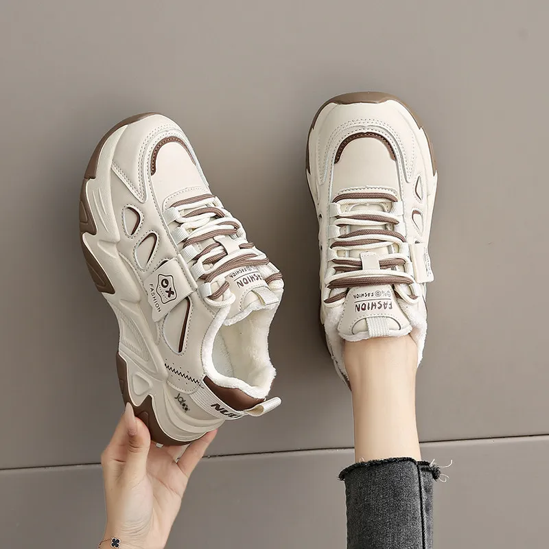 Yalu Thermal Low Top Chunky Sneakers Women's-6