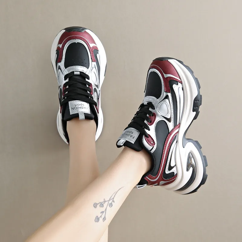 Yalu Shock Absorbers Low Top Chunky Sneakers Women's-6