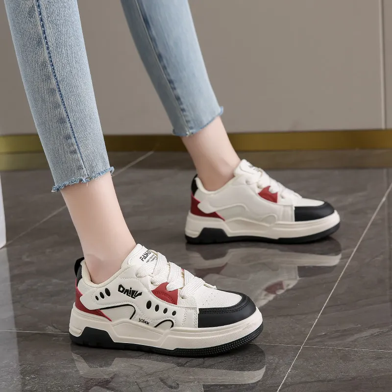 Yalu Shock Absorbers With Slip Resistant And Abrasion Resistant Properties Low Top Skateboard Shoes Women's-11