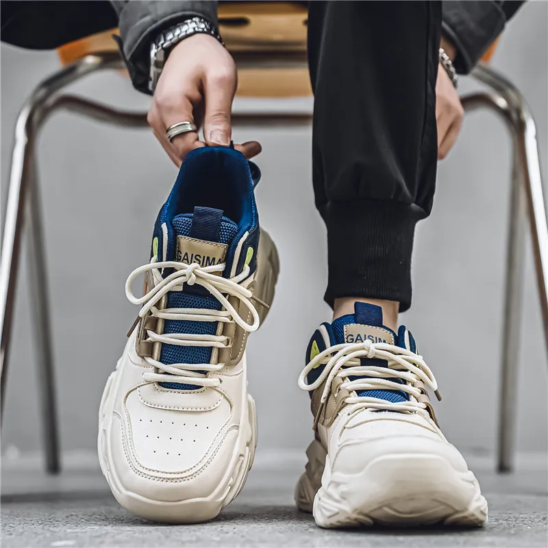 Yalu Shock Absorbers With Slip Resistant Features Low Top Casual Shoes Men's-2