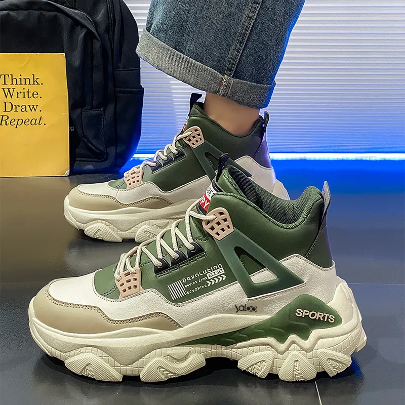 Yalu Shock Absorbers High Top Chunky Sneakers Men's-1