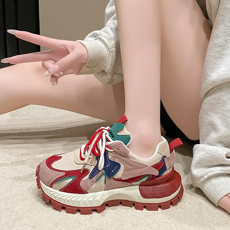 Yalu Shock Absorbers Low Top Chunky Sneakers Women's-1