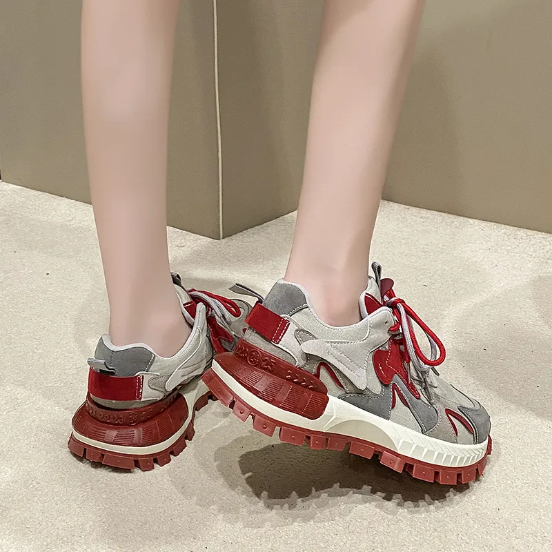 Yalu Shock Absorbers Low Top Chunky Sneakers Women's-7