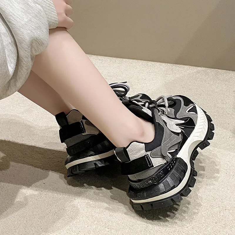 Yalu Shock Absorbers Low Top Chunky Sneakers Women's-11
