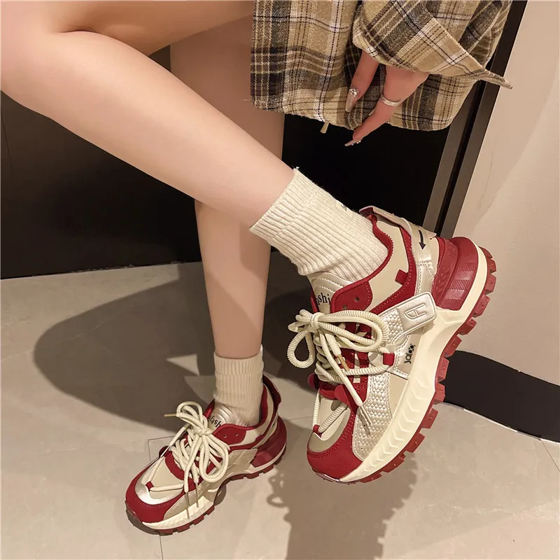 Yalu Low Top Chunky Sneakers Women's-2