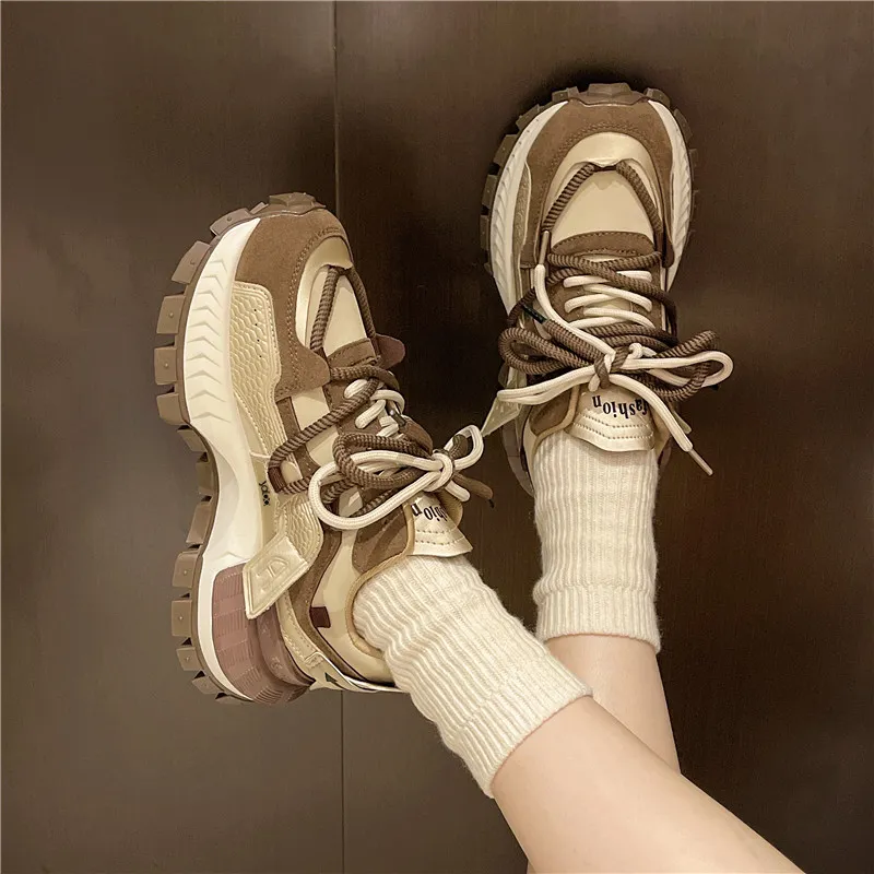 Yalu Low Top Chunky Sneakers Women's-9