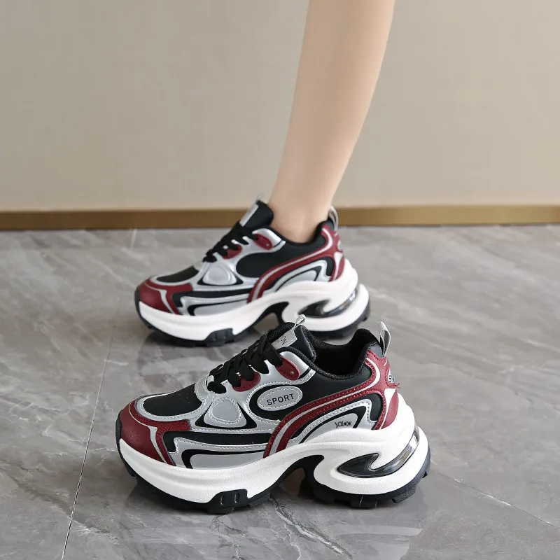 Yalu Shock Absorbers Low Top Chunky Sneakers Women's-5