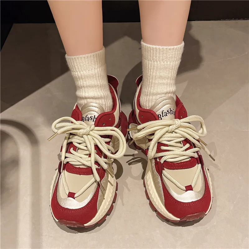 Yalu Low Top Chunky Sneakers Women's-3
