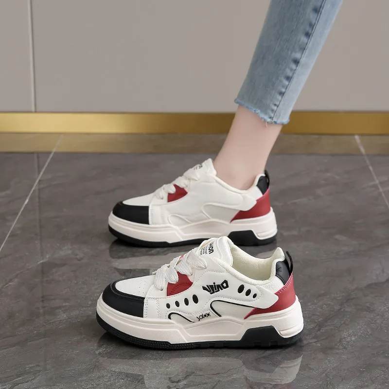 Yalu Shock Absorbers With Slip Resistant And Abrasion Resistant Properties Low Top Skateboard Shoes Women's-9