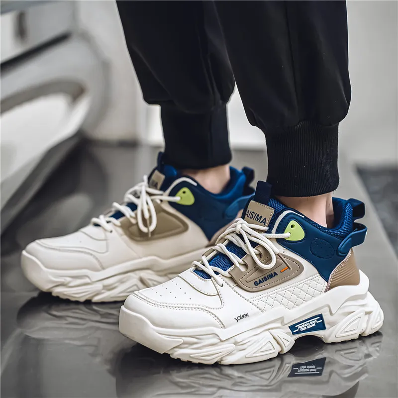 Yalu Shock Absorbers With Slip Resistant Features Low Top Casual Shoes Men's-1