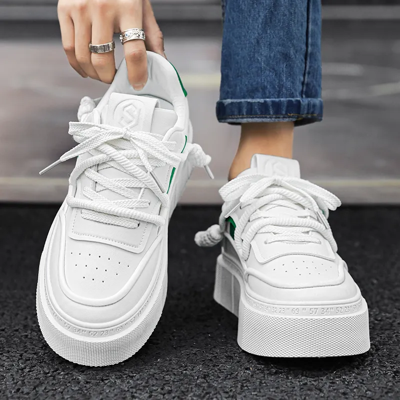 Yalu Anti Slip And Wear Resistant Height Increasing Low Top Casual Shoes Men's-6