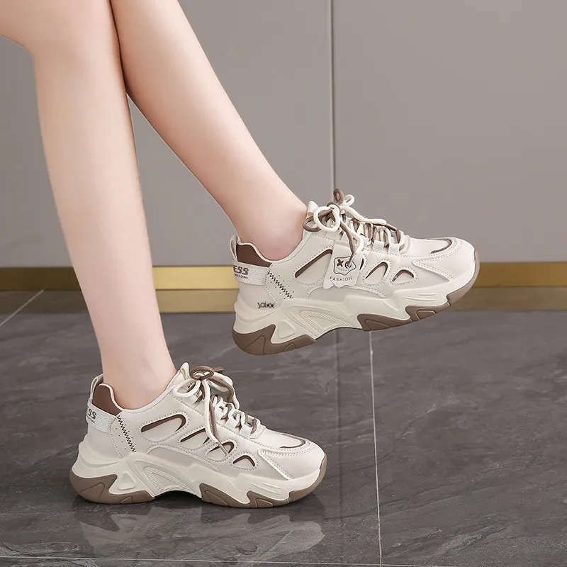 Yalu Thermal Low Top Chunky Sneakers Women's-18