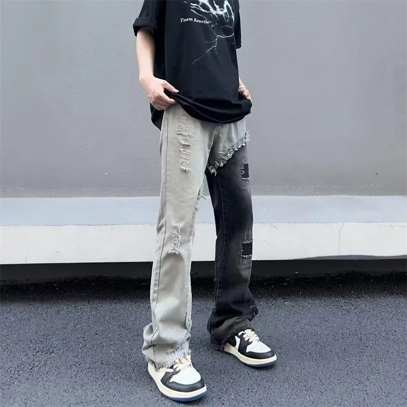 JUFU Jeans Women's Black/White-5