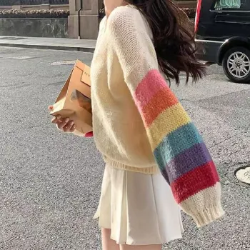 JUFU Knitwear Women's Multicolor