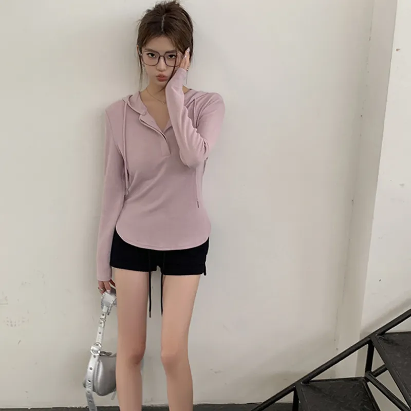 PAIN OR PLEASURE Coquette Style Hoodie Women's Pink-2