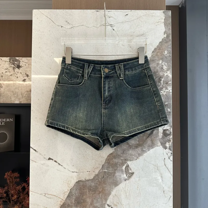 MINETTE Denim Shorts Women's Denim Culottes-4