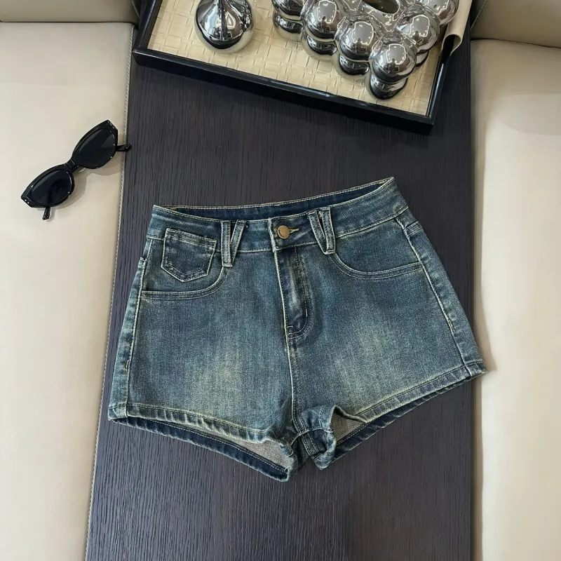 MINETTE Denim Shorts Women's Denim Culottes-2