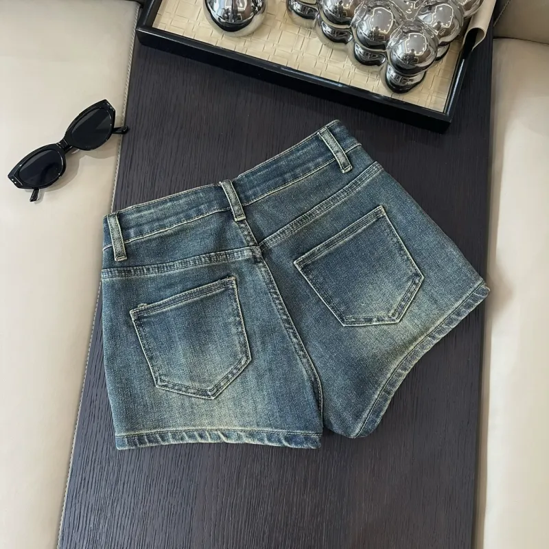 MINETTE Denim Shorts Women's Denim Culottes-3