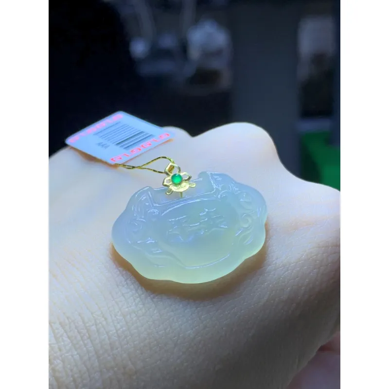 Bracelet Great Demon King Liu Yidao Ice Type Jadeite Pendants Unisex-3