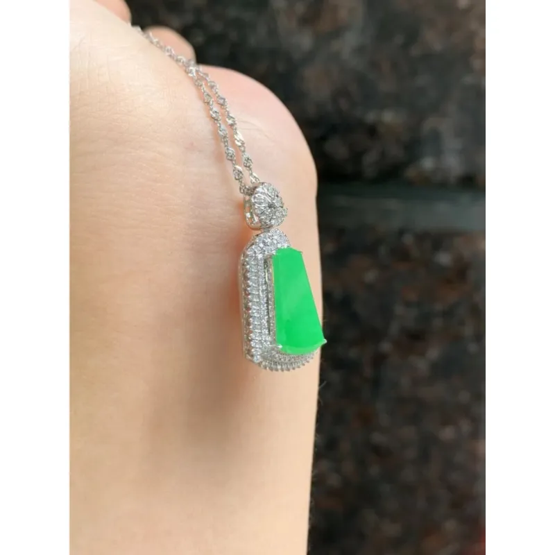 Bracelet Great Demon King Liu Yidao Ice Glutinous Jadeite Pendants Unisex-5
