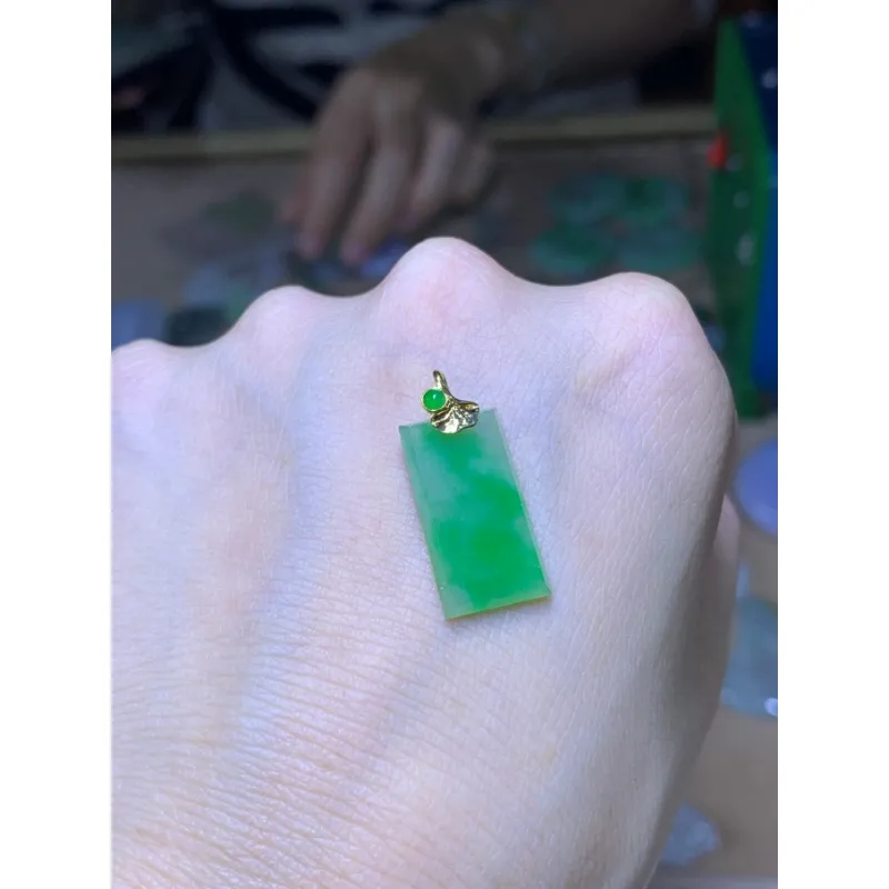 Bracelet Great Demon King Liu Yidao Ice Glutinous Jadeite Pendants Unisex-1