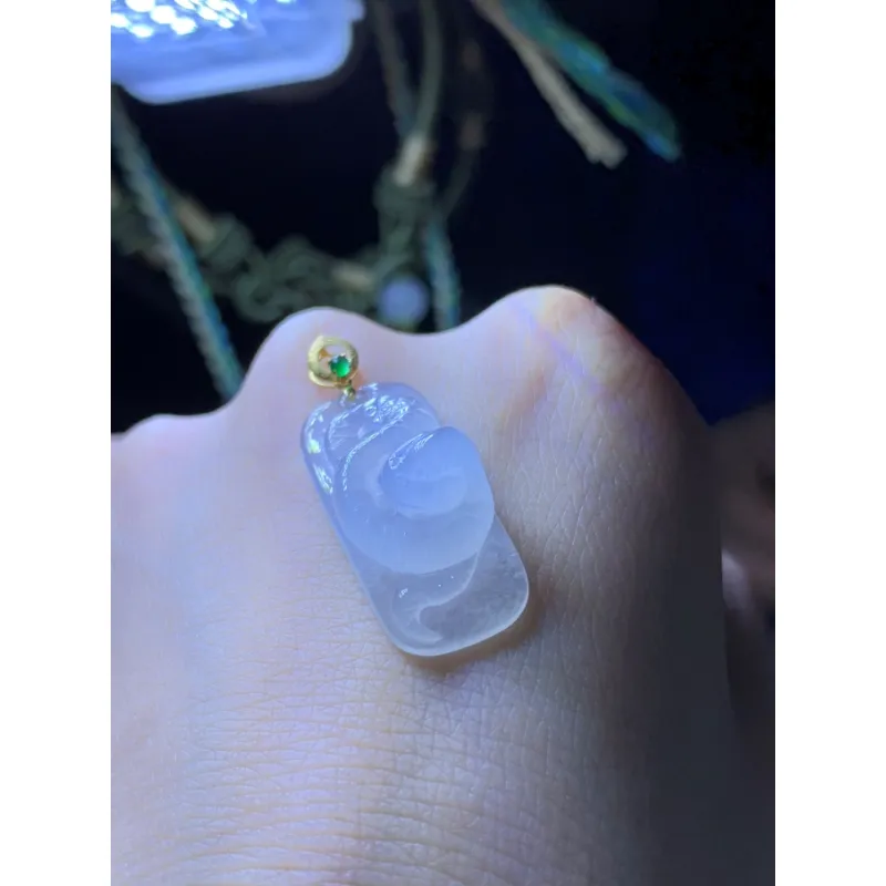 Bracelet Great Demon King Liu Yidao Ice Type Jadeite Pendants Unisex-2