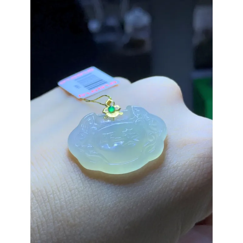 Bracelet Great Demon King Liu Yidao Ice Type Jadeite Pendants Unisex-4