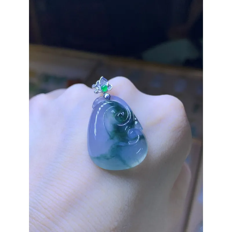 Bracelet Great Demon King Liu Yidao Ice Type Jadeite Pendants Unisex-3