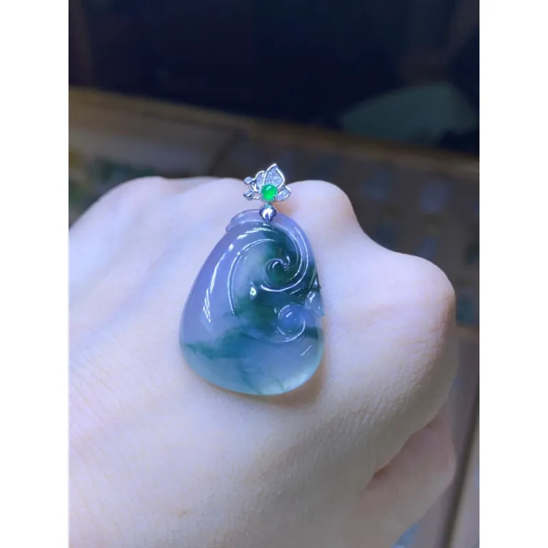 Bracelet Great Demon King Liu Yidao Ice Type Jadeite Pendants Unisex-4