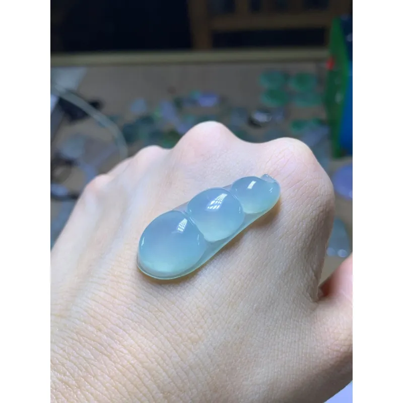 Bracelet Great Demon King Liu Yidao Ice Glutinous Jadeite Pendants Unisex-2
