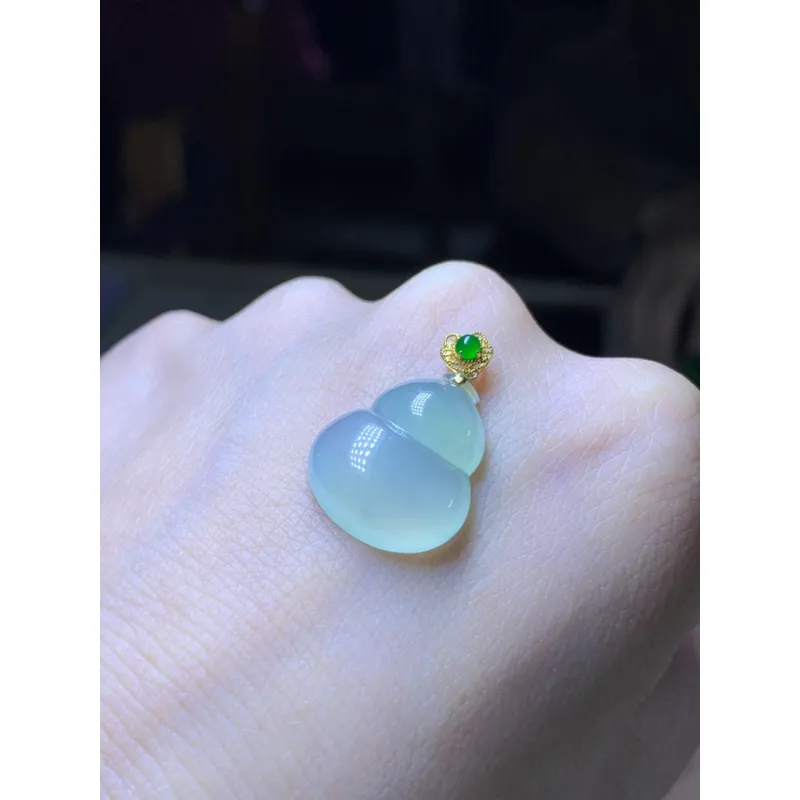 Bracelet Great Demon King Liu Yidao Ice Glutinous Jadeite Pendants Unisex-1