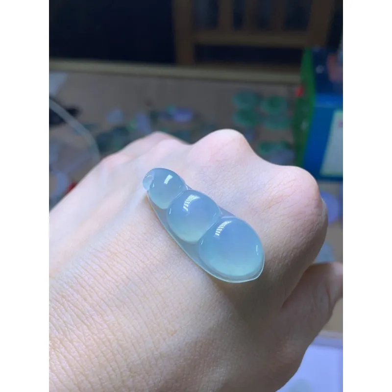 Bracelet Great Demon King Liu Yidao Ice Glutinous Jadeite Pendants Unisex-3