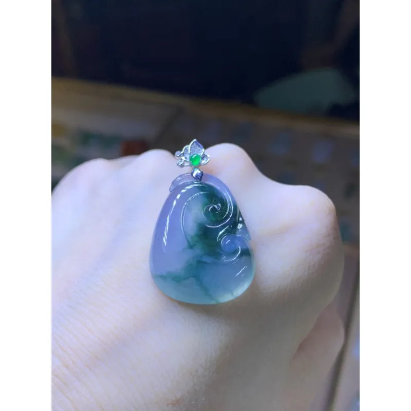 Bracelet Great Demon King Liu Yidao Ice Type Jadeite Pendants Unisex-5