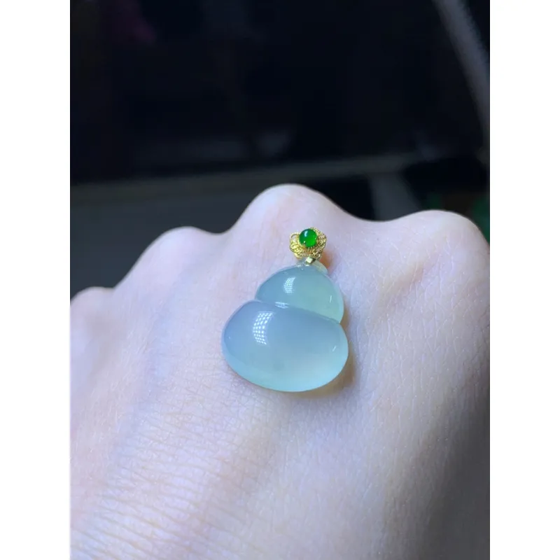 Bracelet Great Demon King Liu Yidao Ice Glutinous Jadeite Pendants Unisex-3